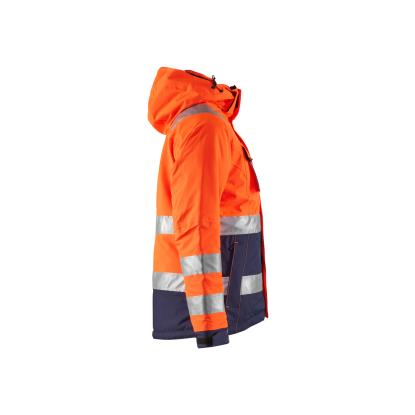 Blåkläder 4872 dame high vis vinterjakke, hi-vis orange/marineblå