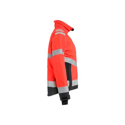 Blåkläder 4762 dame high vis letforet vinterjakke, hi-vis rød/sort