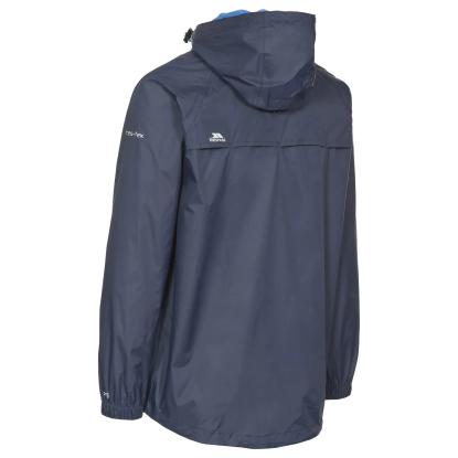 Trespass QIKPAC packaway regnjakke med pose, unisex, navy