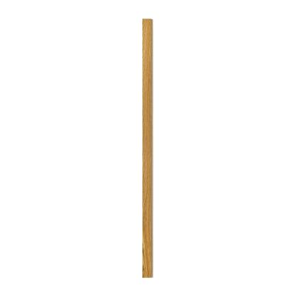 I-Wood afslutningsliste til 3-lamel akustikpanel, brun olieret, beige filt og lys kerne, egefiner, 16 x 92 mm