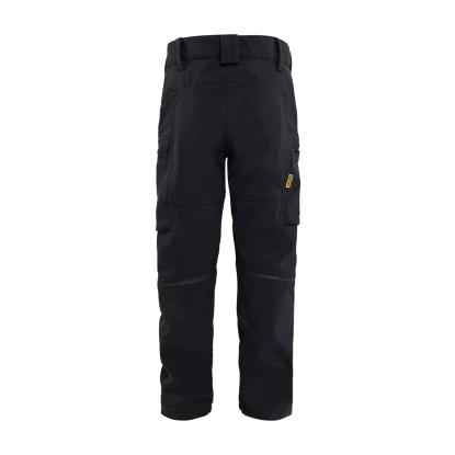 Blåkläder 5220 softshell-buks til børn, sort