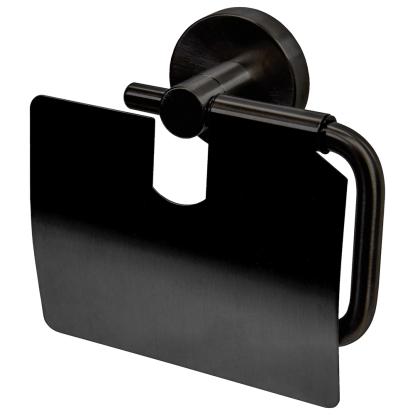 Haceka Kosmos toiletrulleholder med cover, grafit