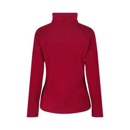 ID 0807 Zip-n-Mix mikrofleece cardigan, dame, rød
