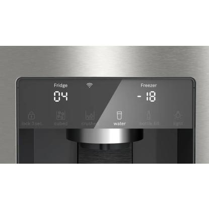 Bosch KFI96APEA fritstående amerikanerkøleskab, 375 + 199 liter