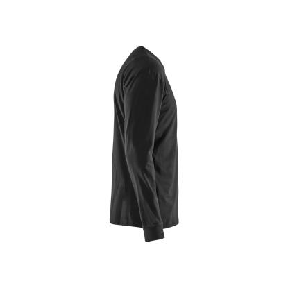Blåkläder 3483 flammehæmmende t-shirt lang ærme inherent, sort
