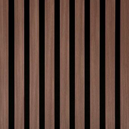 FibroTech UNIKA 25 akustikpanel, 600 x 2440 mm, walnut