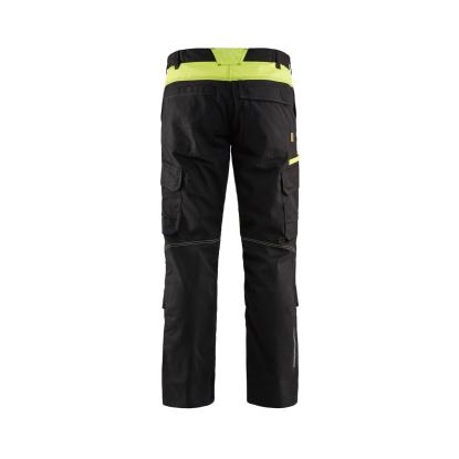 Blåkläder 1444 industri buks stretch, sort/hi-vis gul