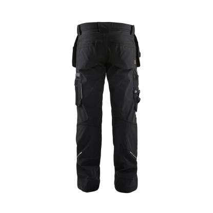 Blåkläder 1805 håndværker buks softshell, sort