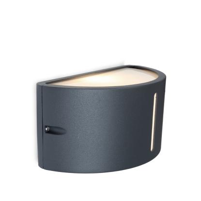 LUTEC BONN udendørs væglampe, up/down, B24,9 cm, E27, IP54, mørk grå