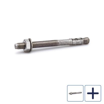 FAST ekspansionsbolt, rustfri A4, 12 mm - 5 stk.