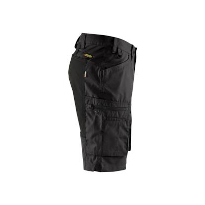 Blåkläder 1449 service shorts med stretch, sort