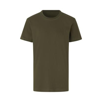 ID 40552 økologisk T-shirt, børn, oliven