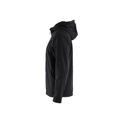Blåkläder 3363 hættetrøje full zip, sort/hi-vis gul