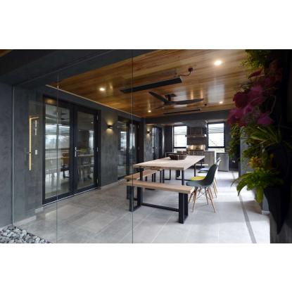 HEATSTRIP Design el terrassevarmer, sort/alu, 3200W