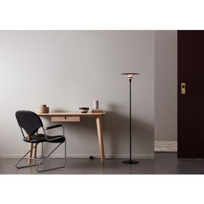 Belid Diablo gulvlampe mat, Ø30, H134,5 cm, G9, sort/blank rød