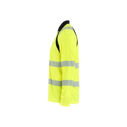 Blåkläder 3598 high vis UV polo lang ærme, hi-vis gul/sort