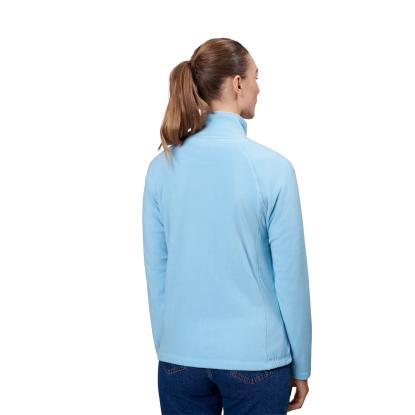 ID 0805 cardigan, mikrofleece, dame, lys blå