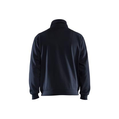 Blåkläder 3587 sweatshirt half zip, mørk marineblå
