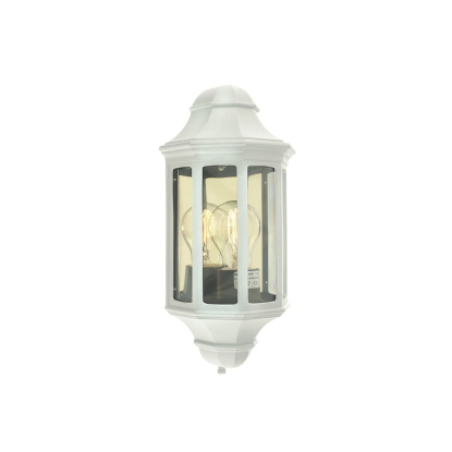 Norlys Genova Mini væglampe, E27, IP54, hvid