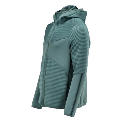 MASCOT CUSTOMIZED fleece hættetrøje med lynlås, lys skovgrøn