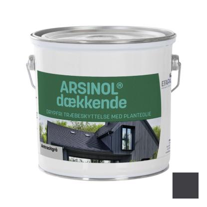 Arsinol® dækkende træbeskyttelse, antracitgrå - 2,5 liter