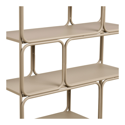 Lanciano vægreol, metal, beige, 48 cm