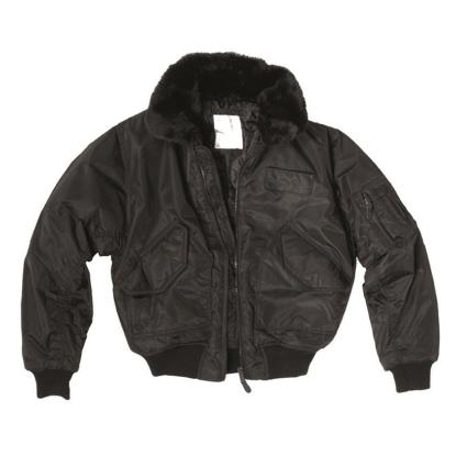 Mil-Tec pilotjakke, sort