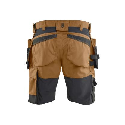 Blåkläder 1752 håndværker shorts med stretch, nougat/sort