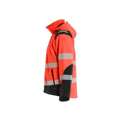 Blåkläder 4400 high vis letforet vinter softshelljakke, hi-vis rød/sort