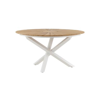 Venture Design Mexico rundt havebord, teaktræ, natur/hvid, Ø140 cm