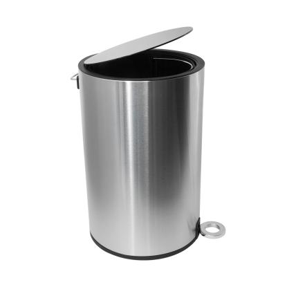 Habo Blossom pedalspand, krom - 3 liter