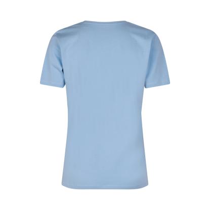 ID 0553 T-shirt, økologisk, dame, lys blå