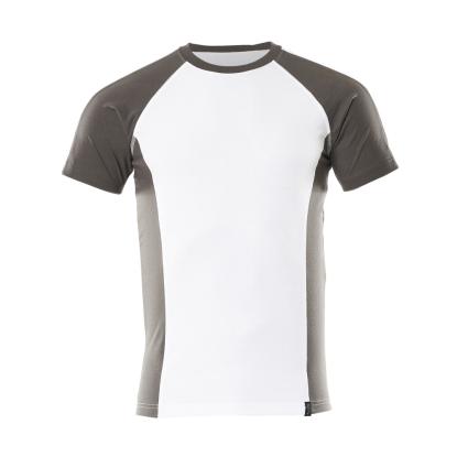 MASCOT UNIQUE Potsdam T-shirt, hvid/mørk antracit
