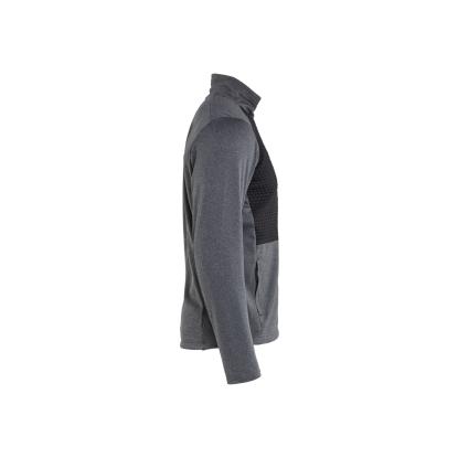 Blåkläder 3548 35482526 sweatshirt full zip, sortmeleret