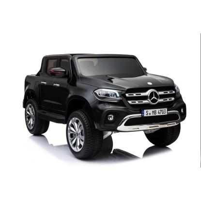 Mercedes X-Class elbil, 4 x 12V, sort