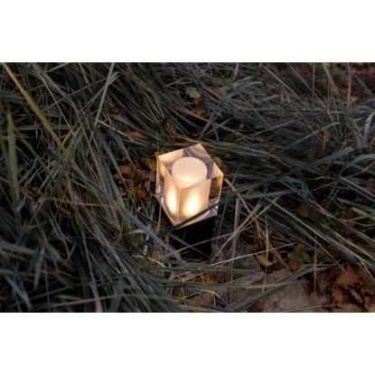 Norlys Arendal LED pullert, lille, sort, IP65