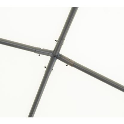 ShelterLogic Canopy Pacifica pavillon, polyester, lysegrå, 271 x 317 x 317 cm