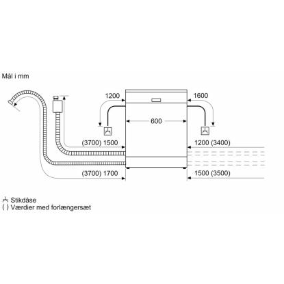 Bosch SMS25AI05E fritstående opvaskemaskine