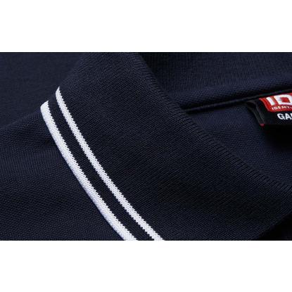 ID 0523 Kontrast poloshirt med stretch, dame, navy