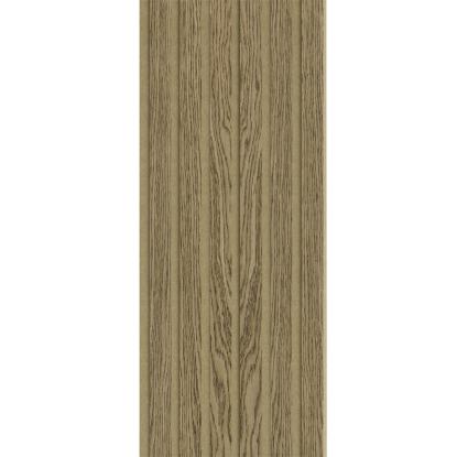 I-Wood Medio+ Original akustikpanel, mørkebrun olieret, brun filt og lys kerne, egefiner, 16 x 300 mm