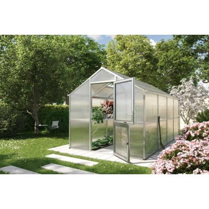 KGT Iris IV drivhus, aluminium, 10 m²