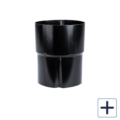Plastmo Sort Stål rørsamlemuffe