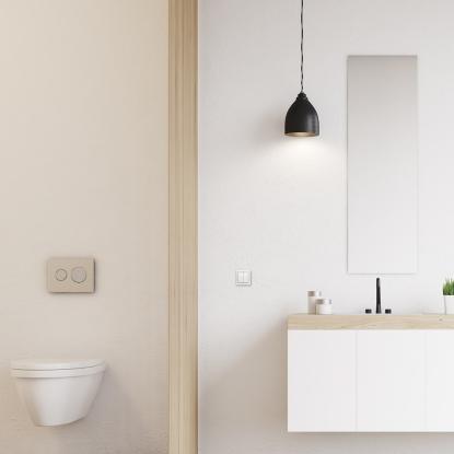 Jumitech trådløs lysdæmper med batteri til Philips Hue, 1 modul, hvid