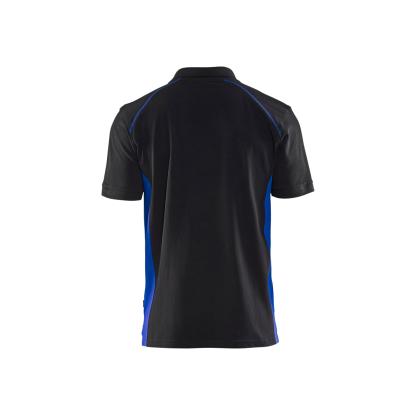 Blåkläder 3324 poloshirt, sort/koboltblå