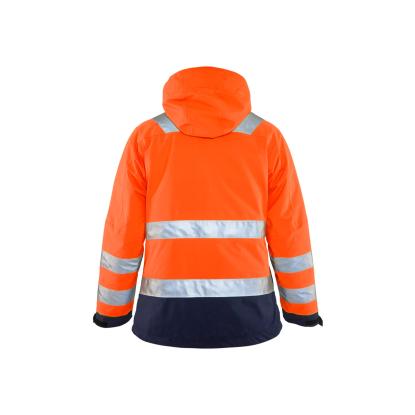 Blåkläder 4872 dame high vis vinterjakke, hi-vis orange/marineblå