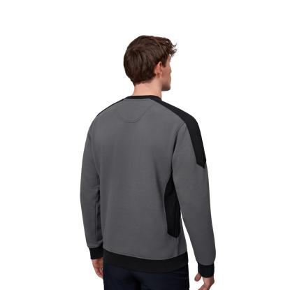 ID PRO Wear 0362 sweatshirt med kontrast, silver grey