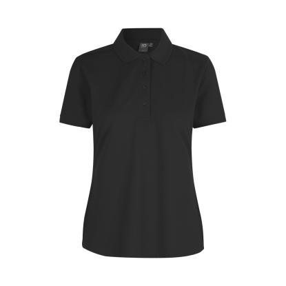 ID 0521 poloshirt, klassisk, dame, sort
