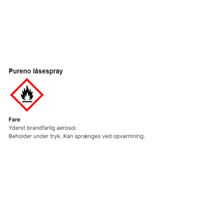 Pureno låsespray CA-206 - 100 ml