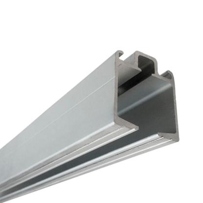 SVALK Stanlux KG 100 skydedørsskinne med huller, 4 meter