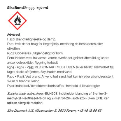 SikaBond-535 trælim - 750 ml